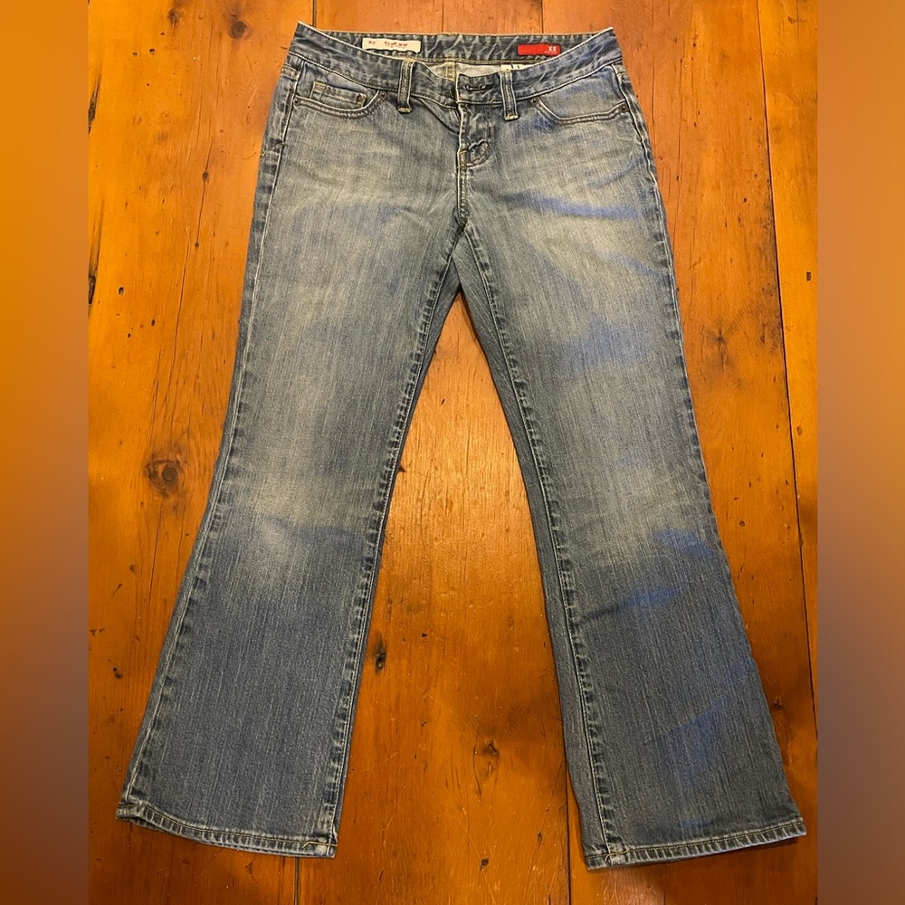 Express X2 Slim W10 Low Rise-Boot Cut Size 6 Short - image 1